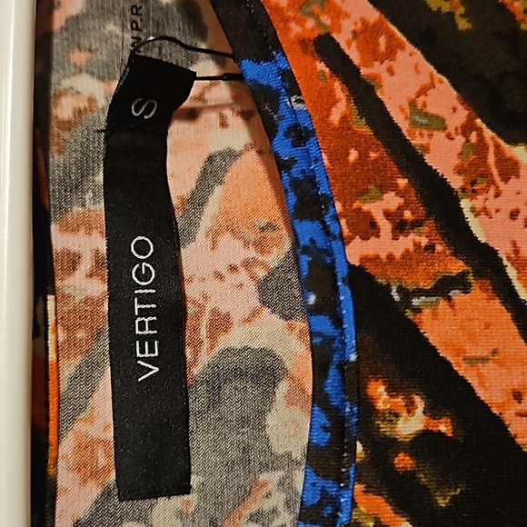 Vertigo bodycon NWT Floor Length Gown/ Prom Dress Side Slit Small stretchy - Picture 4 of 9